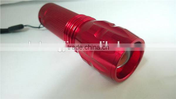 GS-9025T aluminium bicycle zoom cre led flashlight made in china