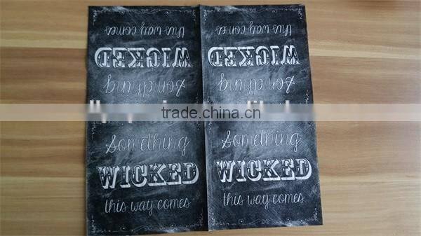Natural Color Disposable Printed Lenchon Napkin/kraft brown napkin paper