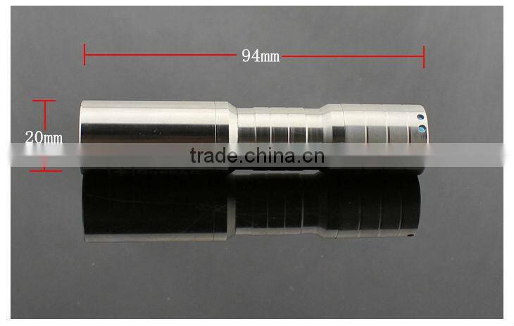 Goread C47 R2 stainless steel 3W high bright rechargeable 14500 LED Torch