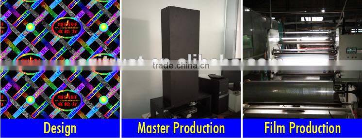 Make holographic foil stickers lamination