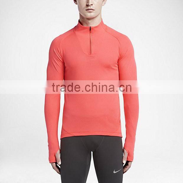 Custom wholesale fashion training tees long sleeve shirt Yoga sport tops