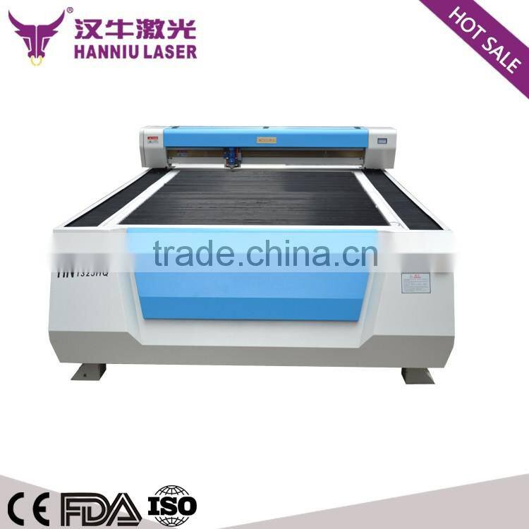 Guangzhou CE,FDA certification 1300*2500mm HQ-1325 co2 laser fabric cutting machine