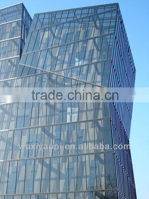 4~22mm fixed security tempered glass windows with EN12150&CE