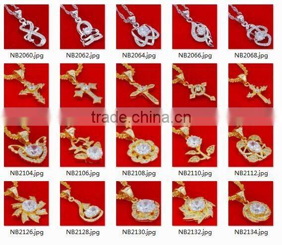 2016 Fashion design silver women pendants necklace