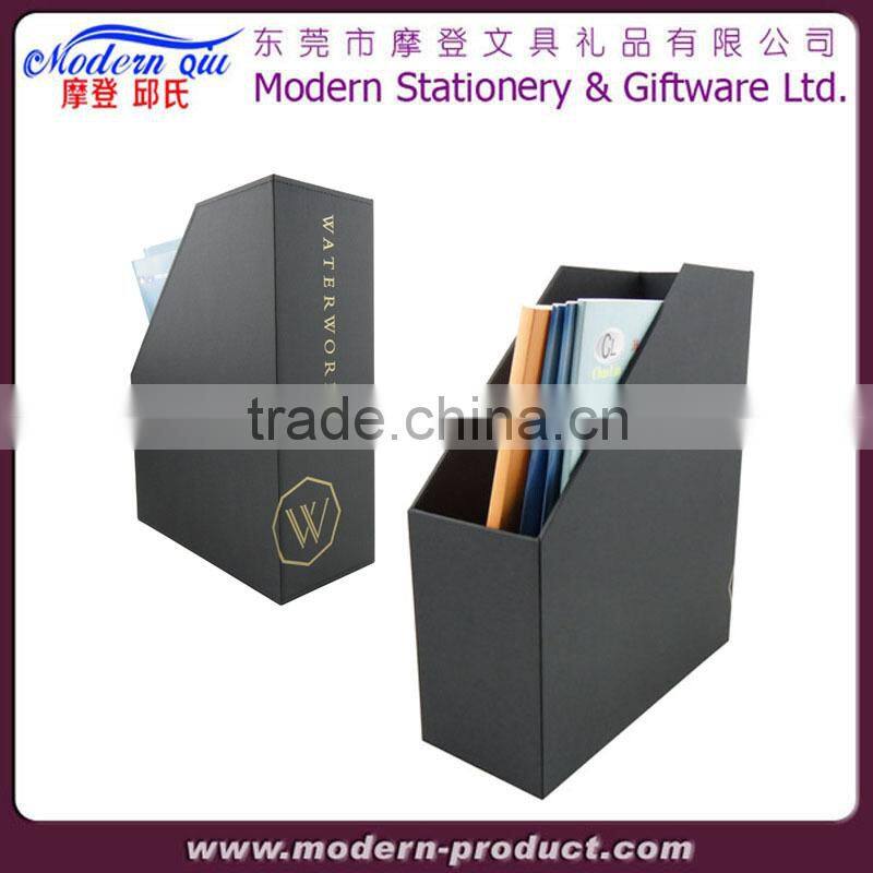 PVC Foldable Desktop Leather Felt Magazine Holder