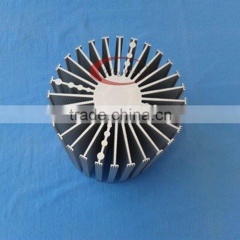 aluminum extrusion round led heat sink