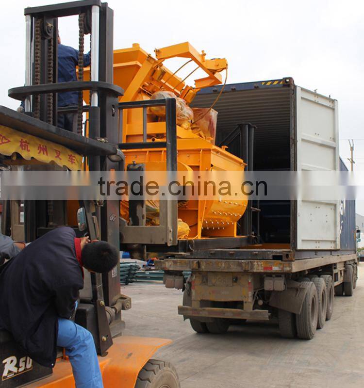 mini concrete mixer JS500 cement mixer concrete pan mixer for sale