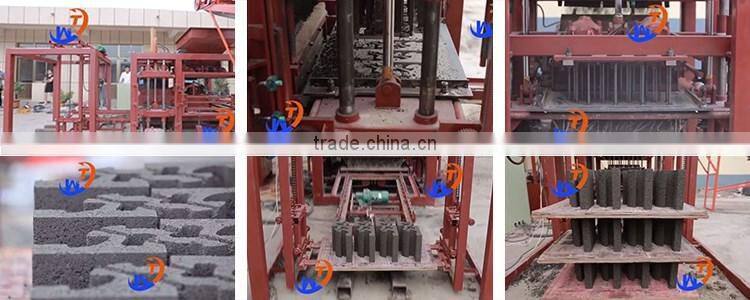 WANTE BRAND QT4-18 Concrete interlocking block brick making machine line from Factory