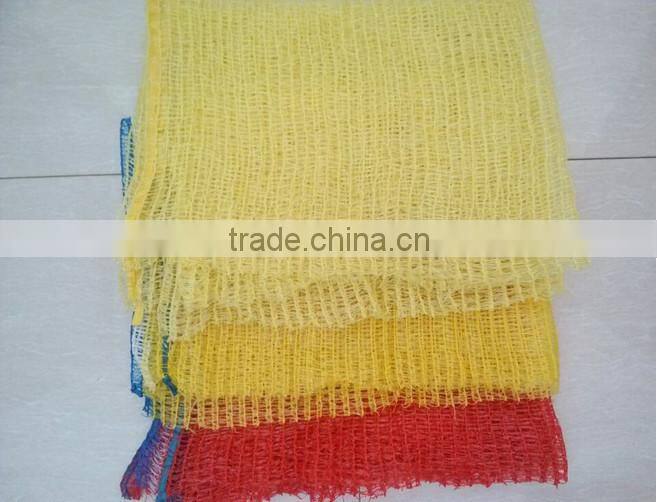 colorful mesh bag for vegetables and fruits like potato/garlic/orange etc