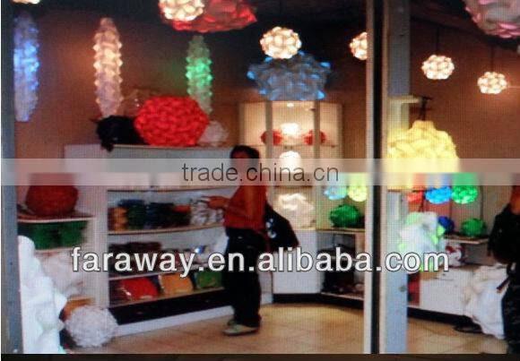 Self-assembling DIY plastic lamp