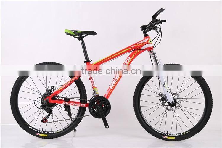 2016 hot bike Maruishi cheap aluminium alloy mountain bike MTB bike 26 size