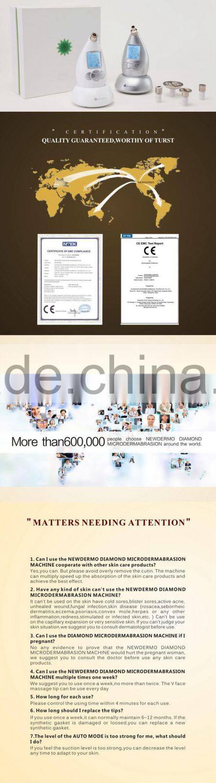 NEW Multifunctional Facial Blackhead Extraction Skin Whitening Beauty Microdermabrasion Handheld Machine