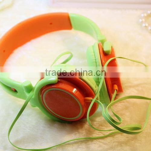 colorful promotion headphone / headsets for iphone/mp3/ipad