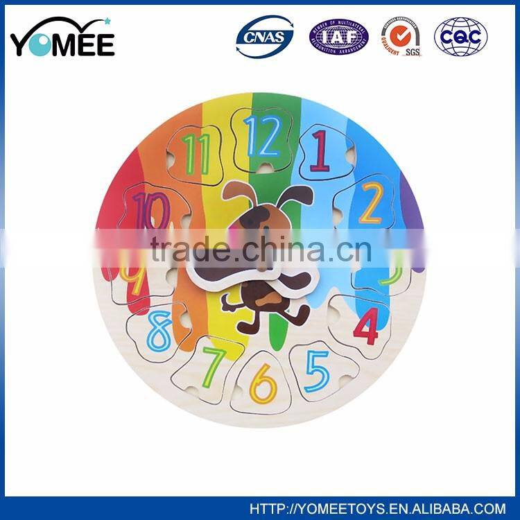 Educational Colorful Wooden custom puzzle