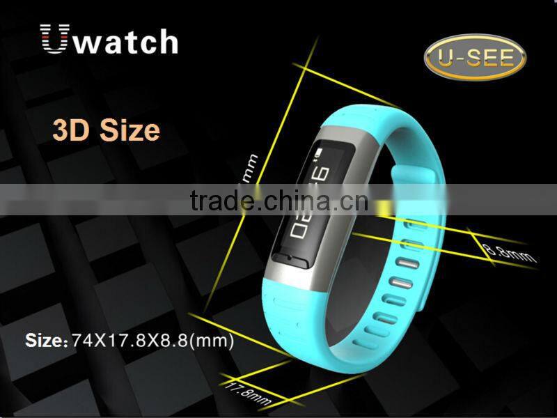U9 Uwatch 2014 New Smart pedometer watch ,watch with pedometer with step counter