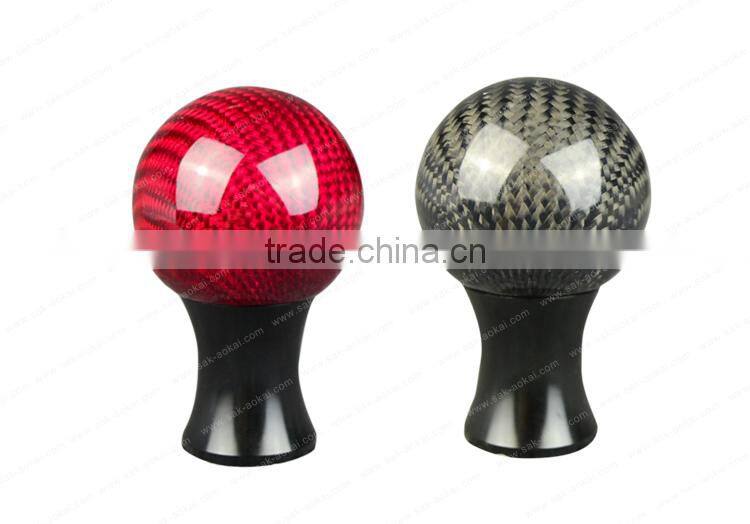 Colorful ball carbon fiber gear shift knobs