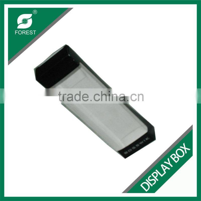 SMALL SIZE CHIPBOARD DISPLAY BOXES FOR SHOWING PENCIL WITH CLEAR PVC WINDOW