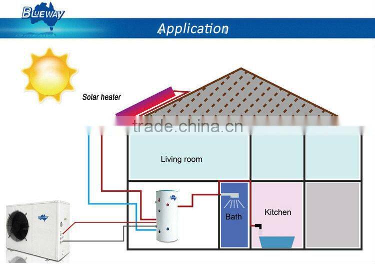 Compact heat pump water heater with inverter