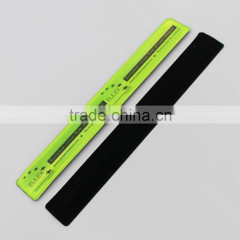 Wholesale PVC reflective slap band,slap wristband,slap bracelet