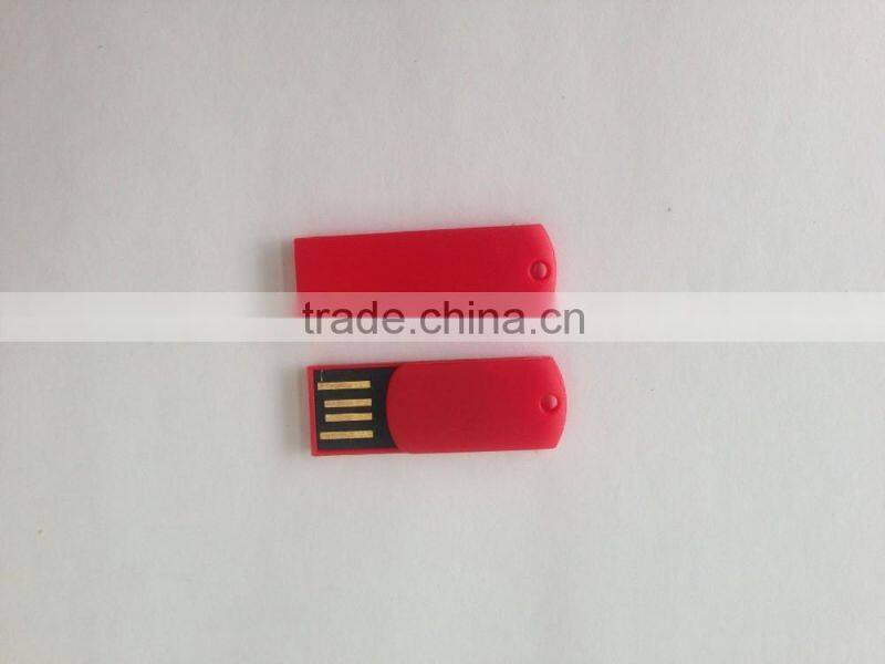 Promotional item mini size plastic paperclip usb flash pen driver with custom logo printing