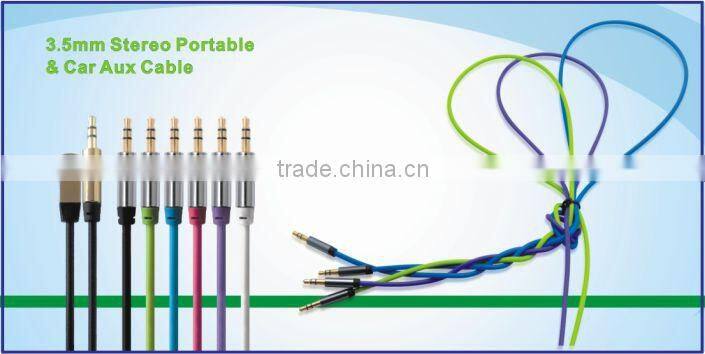 3.5mm mini plug stereo audio cable for microphone
