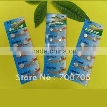 AG12 button cell battery with CE,ROHS,SGS
