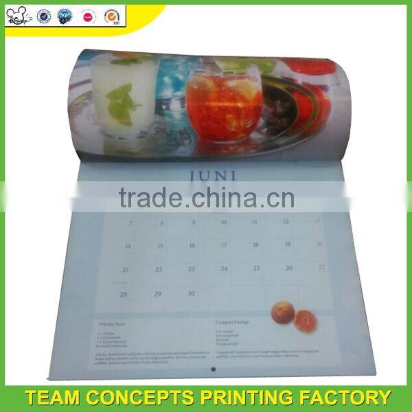 Colourful tear off wall calendar wholesale