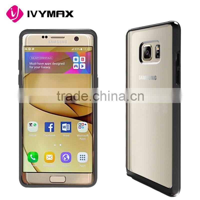 Fastest shipping from China clear crystal hard back cover case for samsung galaxy note 7 smartphones