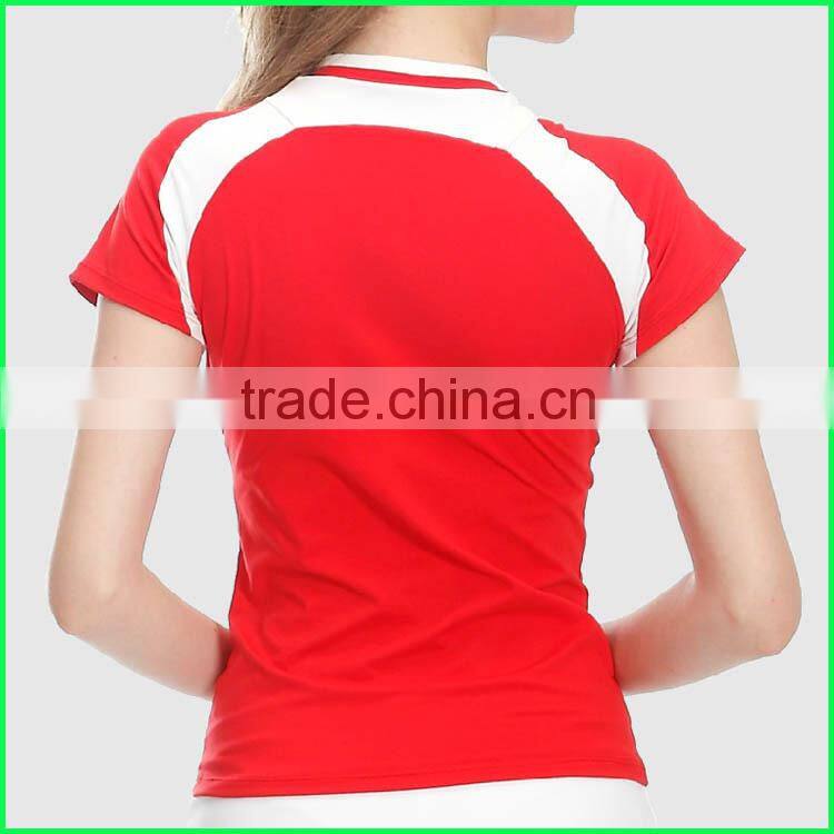 Wholesale custom design badminton jersey design with cheap price badminton uniform hot sale in badminton sport wear for women
