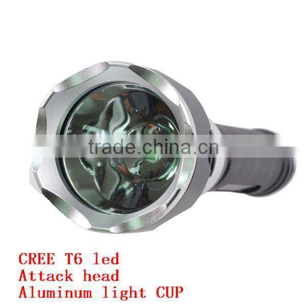 Waterproof And High Brightness XML T6 Diving Flashlight IP68