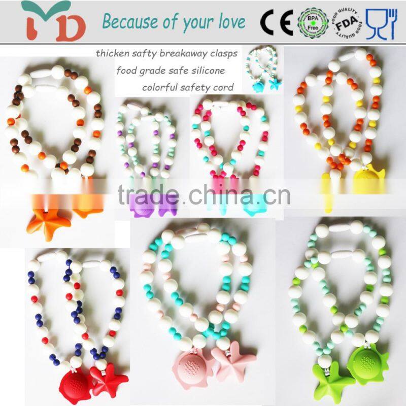 Food Grade Silicone Teething Pendant For Baby Teething Pendant