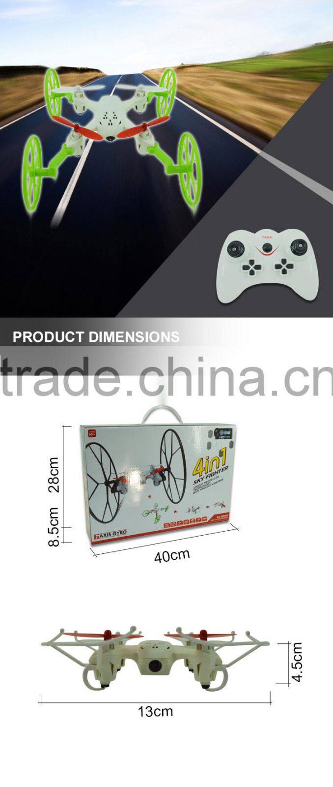 Goog gift hot sale plastic ABS light rc drone with camera with 2 million pixels for sale