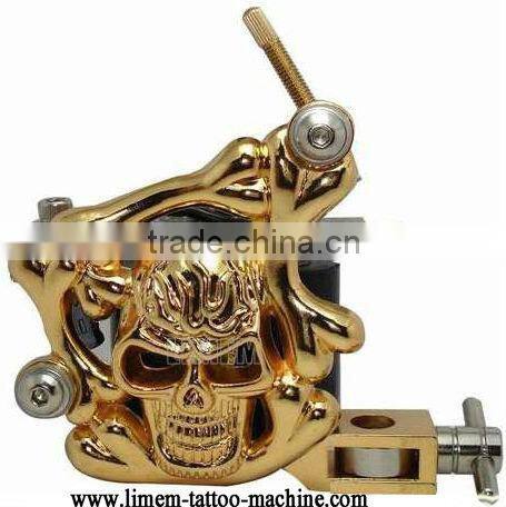 2013 professional handmade tattoo machine golden color