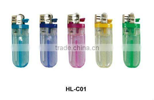 6.5cm solid colour disposable mini flint lighter