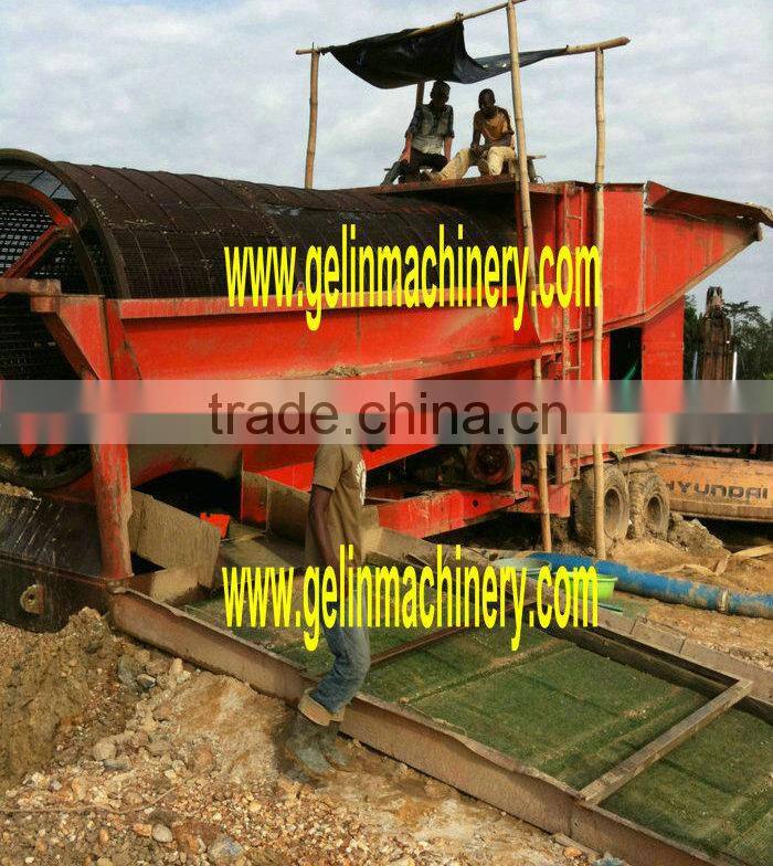 Gold washing trommel