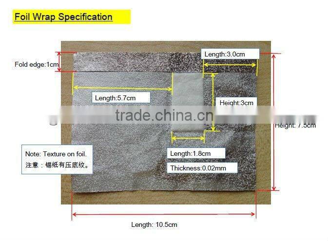 Aluminum Foil for Polish Nail Wrap