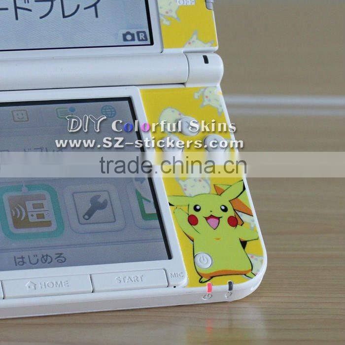 Customize skin sticker for nintendo 3ds xl skin