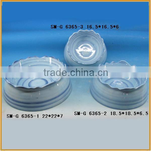 hotsale ceramic pet bowl bowl feeder for the pet