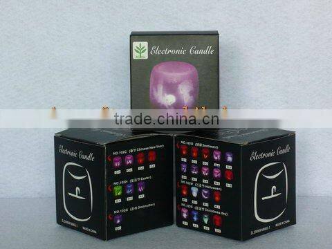 flameless LED Christmas candle