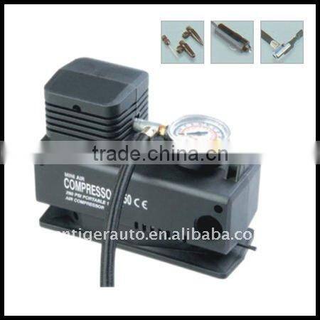 DC 12V Plastic Mini air pump for car tires