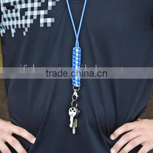 fashion 550 paracord mobile phone lanyard for cell phone