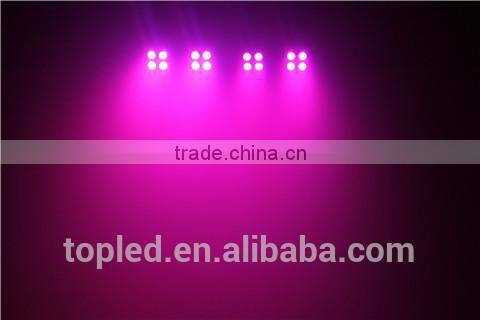 Professional Stage Light RGBW 4in1 DMX512 Disco Light with T-Bar/Carrying Bag/Stand/Footswitch