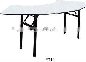 Used hotel furniture foldable rental banquet party table YT13A