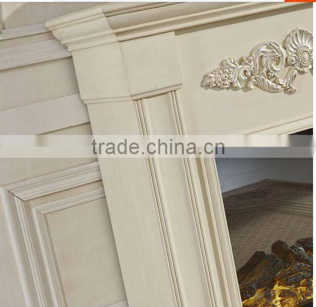 resin mantel fireplace With Electric Fireplace heater