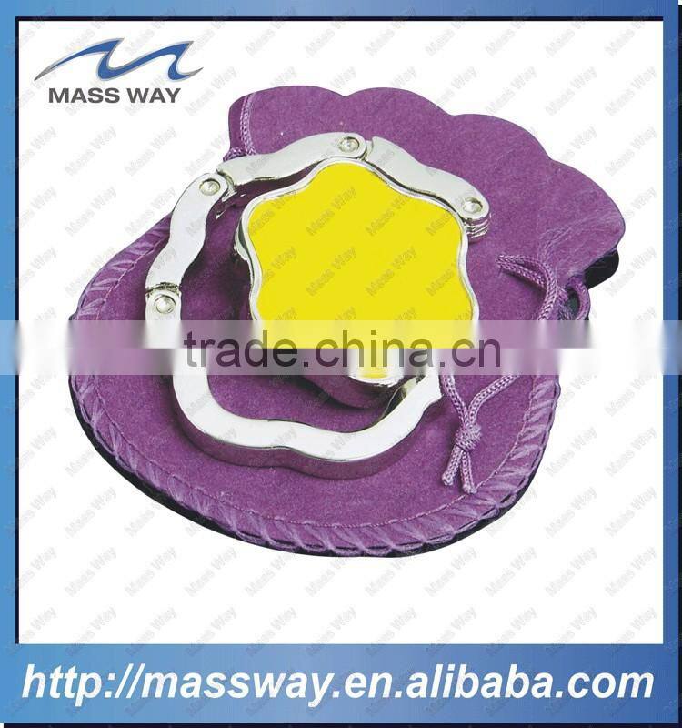 fashion lady custom metal hang bag hook