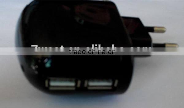 Universal EU USB Home Wall Travel Charger Mobile Phone Power Adapter