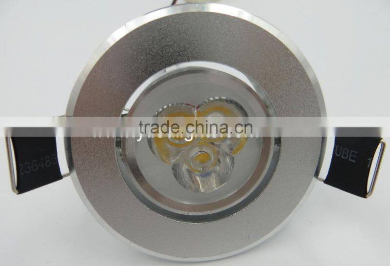led ceiling light round 3w ceiling led light led recessed ceiling light led lighting 85-265v high quality 3 years warranty