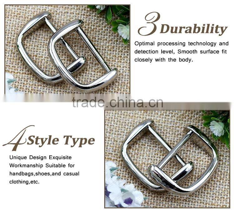 High quality alloy metal button D ring buckel handbags accessory