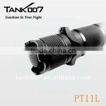 TANK007 PT11L 350lumens Led police flashlight performed with rechargeable battery