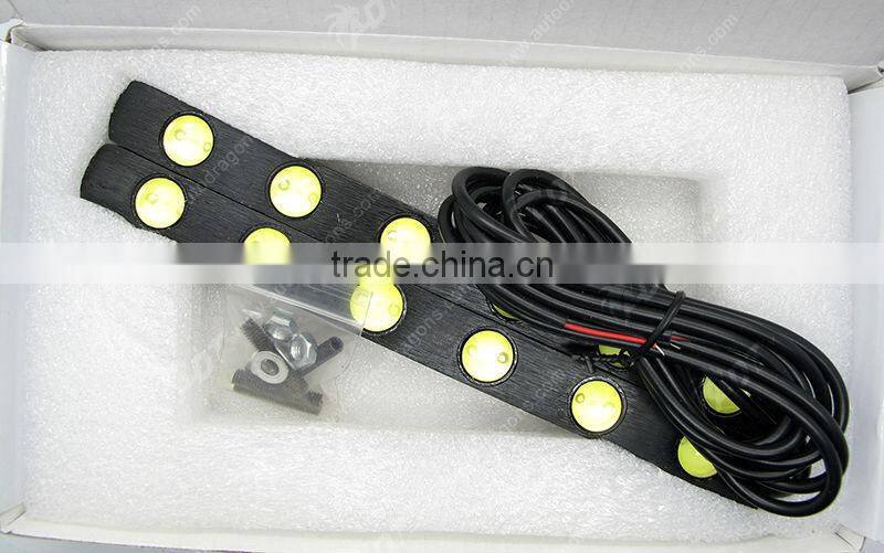 2pcs Flexible COB Daytime Running Light 12V 24V Fog light DRL 6 LED Waterproof